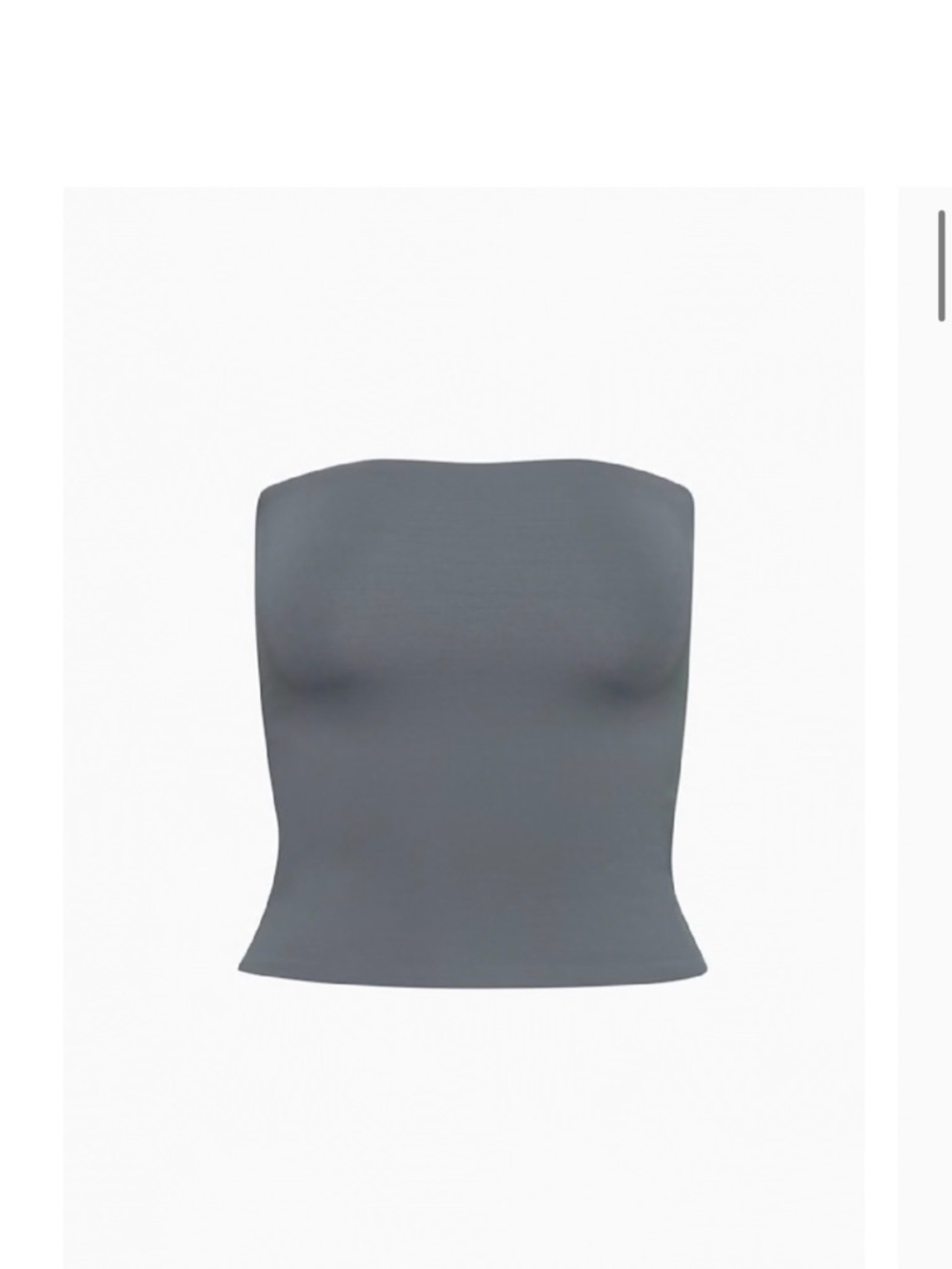 Aritizia Contour Tube Top - Gray